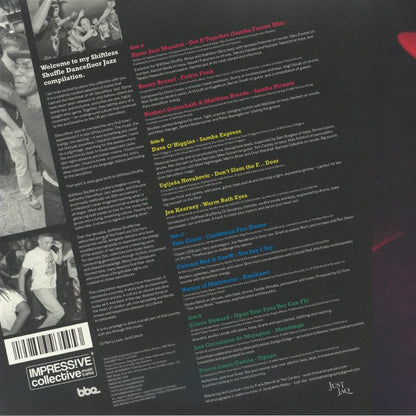 Dj Perry Louis / Various – DJ Perry Louis (JazzCotech) Presents Shiftless Shuffle (2xLP, BBE, 2026) Back Cover