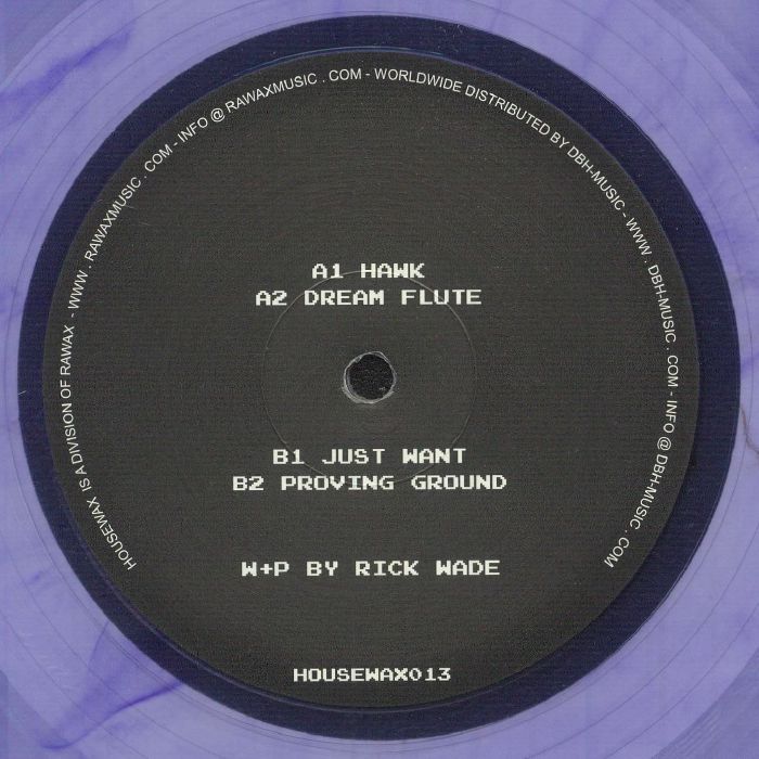 Rick Wade – The Stalwart (12", Transparent purple, Housewax, 2026) Back Cover