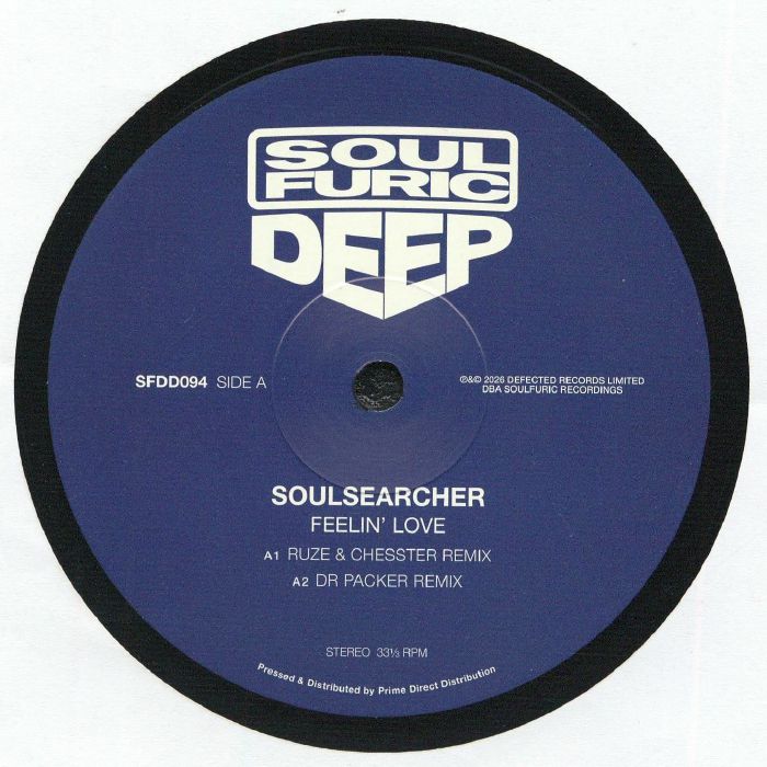 Soulsearcher – Feelin' Love (12", Soulfuric Deep, 2026) Front Cover