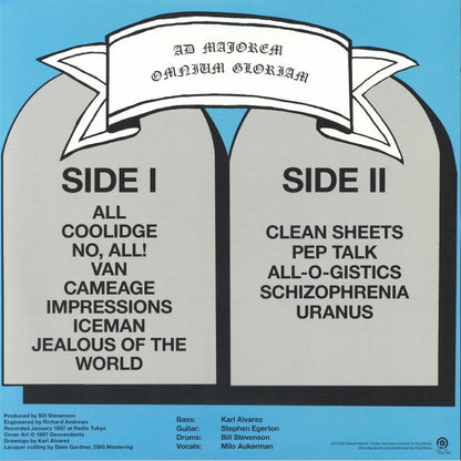 Descendents – All (LP, Cool Blue (Boo Berry), ORG Music, 2026) Back Cover