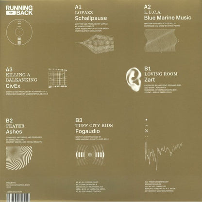 Various – Clearaudio Anniversary Record (LP, Running Back, 2018) Back Cover
