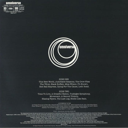 Marc Mac – Beats From The Motion Picture The Invisible Soldiers (LP, 180g, Omniverse Recordings, 2026) Back Cover
