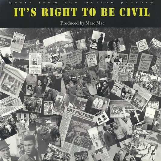 Marc Mac – It's Right To Be Civil (LP, 180gram, Omniverse, 2026) Front Cover