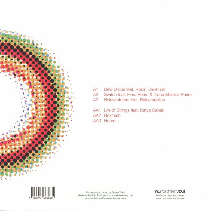Balaphonic – Organic Matters (12", Nunorthern Soul, 2026) Back Cover