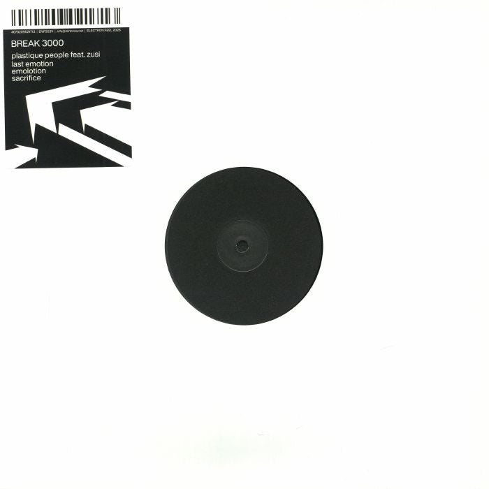 Break 3000 – Plastique People (12", Electron Feel, 2026) Front Cover