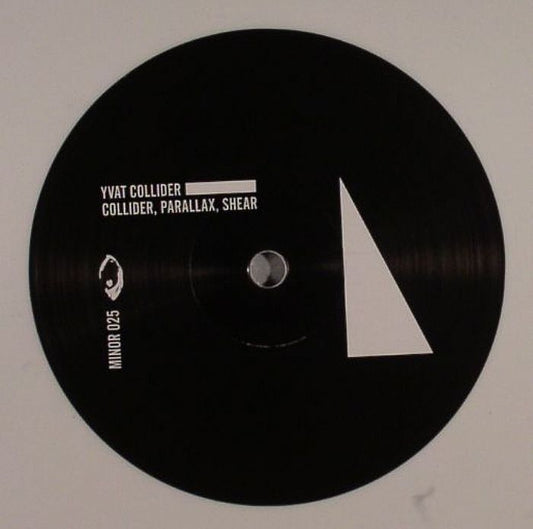 Yvat – Collider (12", Excl-S12 | ( . White . Ltd. Edition., Minor, 2013) Front Cover