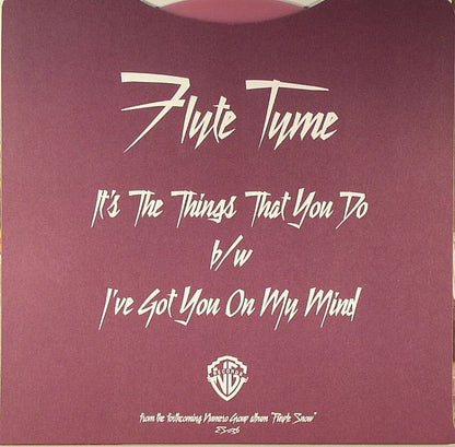 Flyte Tyme – It's The Things That You Do / I've Got You On My Mind (7", Numero Group, 2013) Back Cover