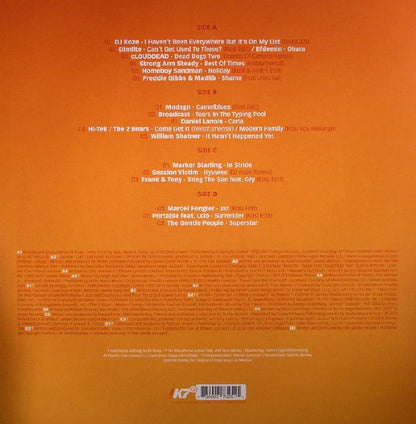 DJ Koze – DJ-Kicks (2xLP, Orange, !K7 Records, 2025) Back Cover