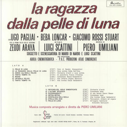 Piero Umiliani – La Ragazza Dalla Pelle Di Luna (LP, Schema, 2025) Back Cover