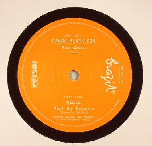 Banda Black Rio / Miele - Miss Cheryl / Melô Do Tagarela = Rapper's Delight (Instrumental) (7")