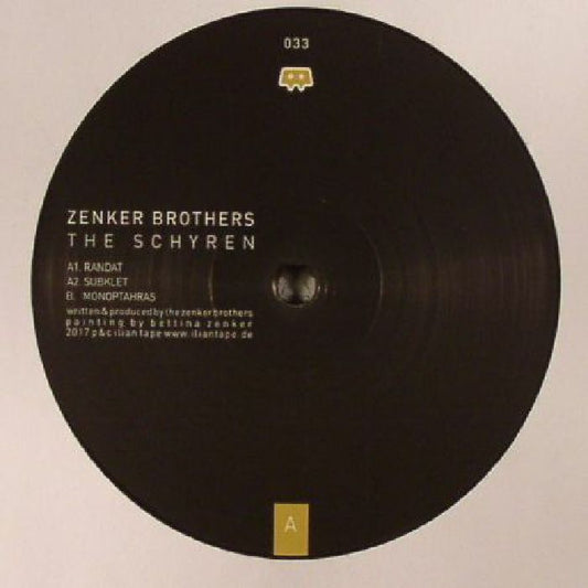 Zenker Brothers – The Schyren (12", Ilian Tape, 2017) Front Cover
