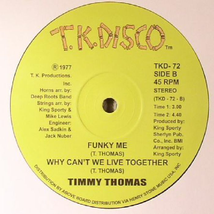 Timmy Thomas - Africano (12")