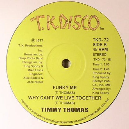 Timmy Thomas - Africano (12")