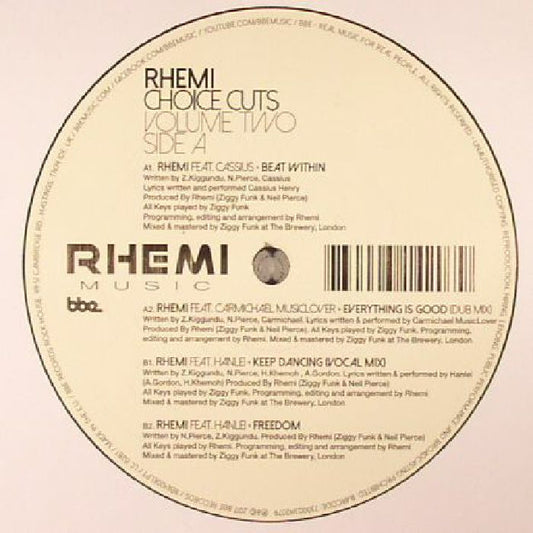 Rhemi - Choice Cuts Volume Two (12")