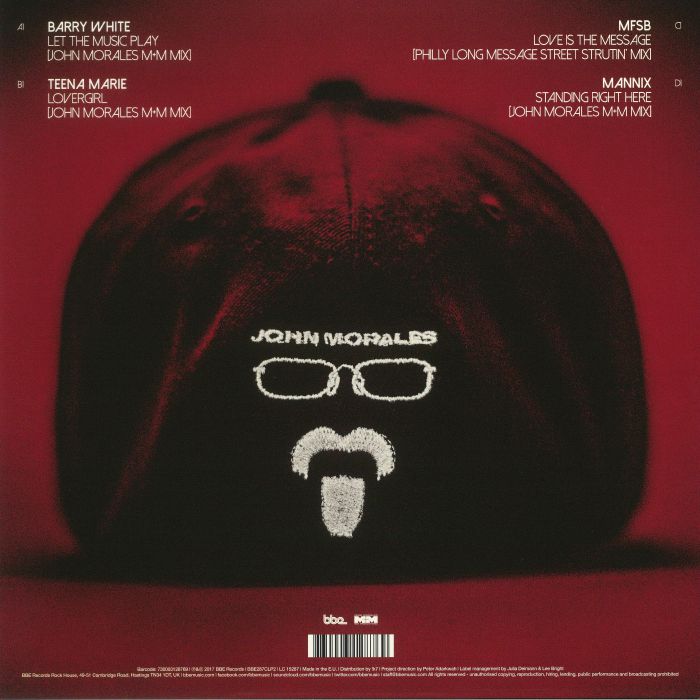 John Morales – The M+M Mixes Volume IV The Ultimate Collection Part B (2x12", BBE, 2017) Back Cover