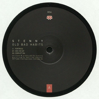 Stenny – Old Bad Habits (12", Ilian Tape, 2017) Front Cover