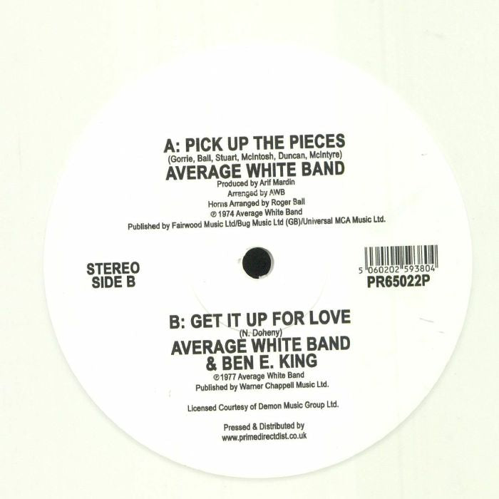 Average White Band - Pick Up The Pieces (12") (White)