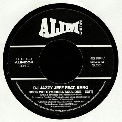 DJ Jazzy Jeff Feat. Erro - Rock Wit U (7")