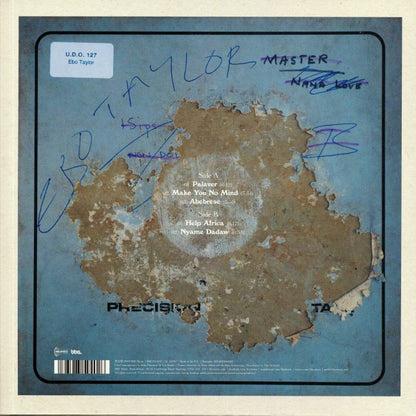 Ebo Taylor – Palaver (LP, BBE, 2019) Back Cover
