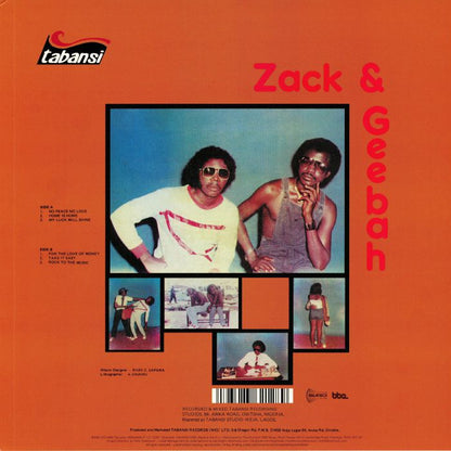 Zack & Gebah – For The Love Of Money (LP, BBE, 2019) Back Cover