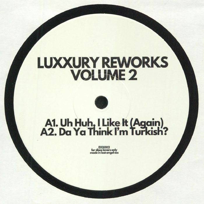 Luxxury – Luxxury Reworks Volume 2 (12", Expensive Sounding Music, 2020) Front Cover