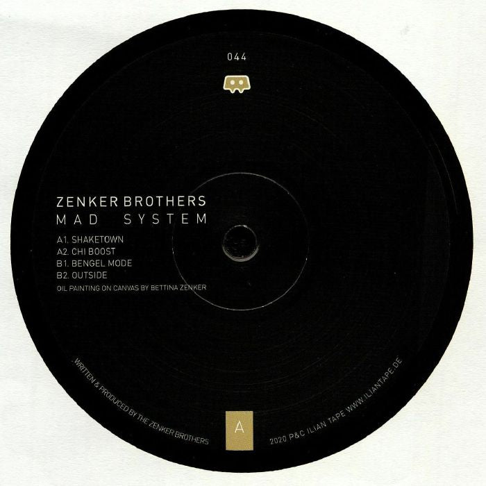 Zenker Brothers – Mad System (12", Ilian Tape, 2020) Front Cover