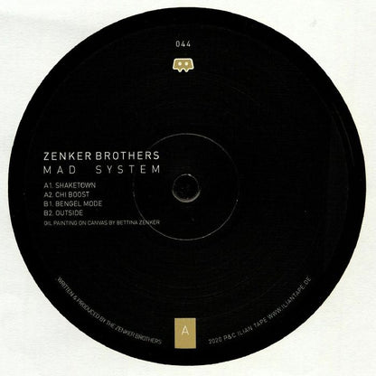 Zenker Brothers – Mad System (12", Ilian Tape, 2020) Front Cover
