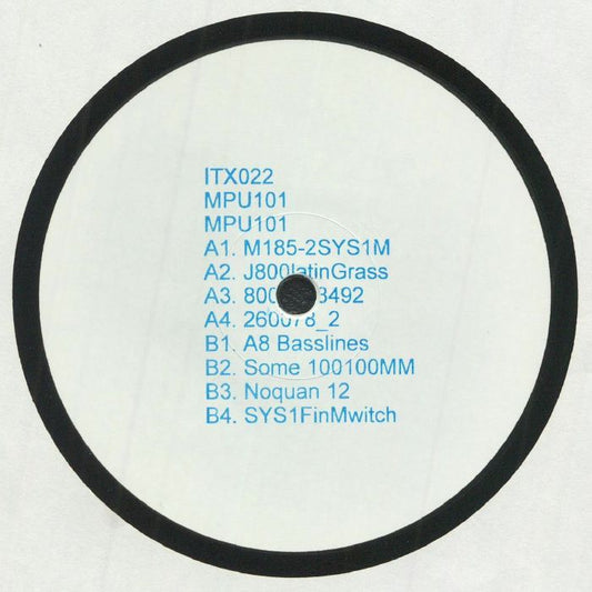 MPU101 – MPU101 (LP, 180g, Ilian Tape, 2021) Front Cover