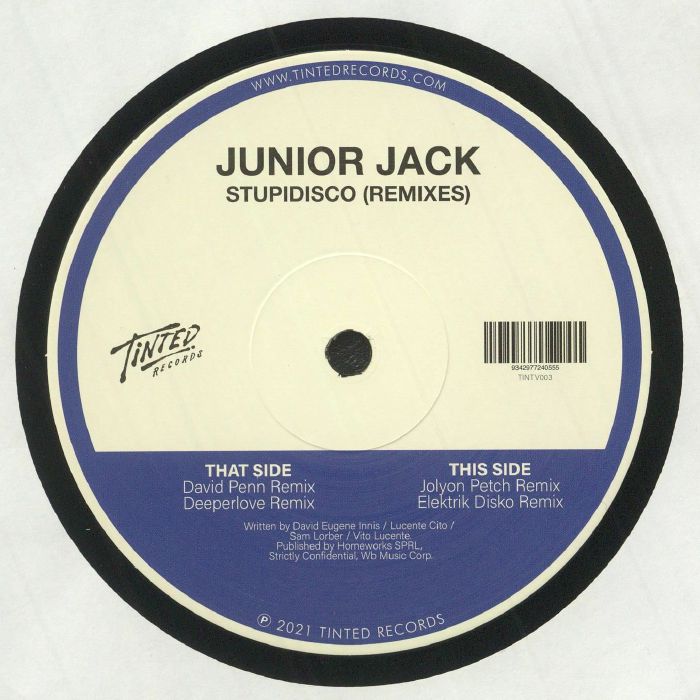 Junior Jack - Stupidisco (Remixes) (12")
