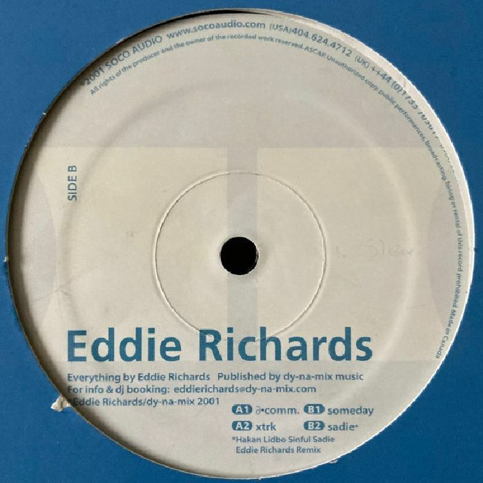 Eddie Richards – Untitled (12", SOCO Audio, 2001) Front Cover