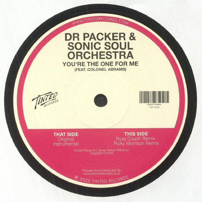 Dr Packer & Sonic Soul Orchestra Feat. Colonel Abrams - You're The One For Me (12")