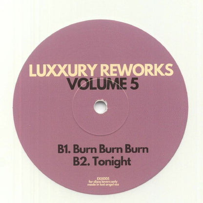 Luxxury – Luxxury Reworks Volume 5 (12", White, Expensive Sounding Music, 2022) Back Cover