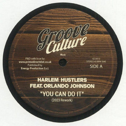 Harlem Hustlers Feat. Orlando Johnson - You Can Do It (2023 Rework) (12")