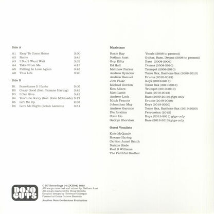 Dojo Cuts – Pieces 2008-2020 (LP, Colemine Records, 2023) Back Cover