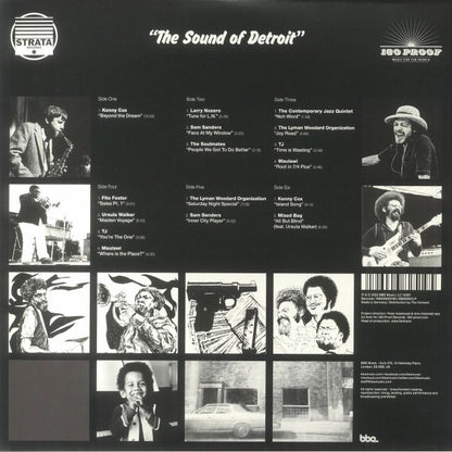 DJ Amir – Strata Records (The Sound of Detroit) (Volume 1) (3xLP, BBE, 2023) Back Cover