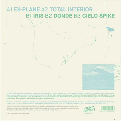 Sidirum – Iris (12", Earthly Measures, 2023) Back Cover