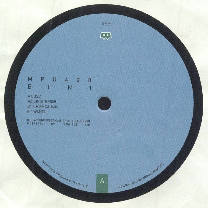 MPU420 – BPM1 (12", Ilian Tape, 2023) Front Cover