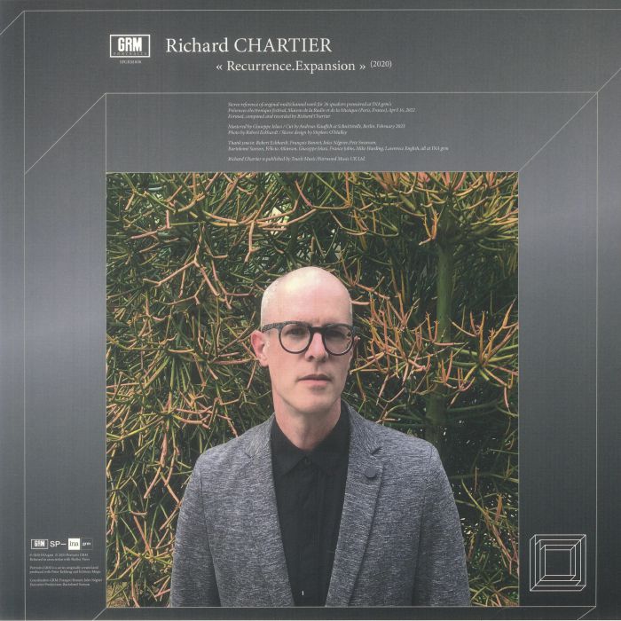 Félicia Atkinson Richard Chartier – Ni Envers Ni Endroit Que Cette Roche Br​û​lante / Recurrence​.​Expansion (LP, Portraits GRM, 2023) Back Cover