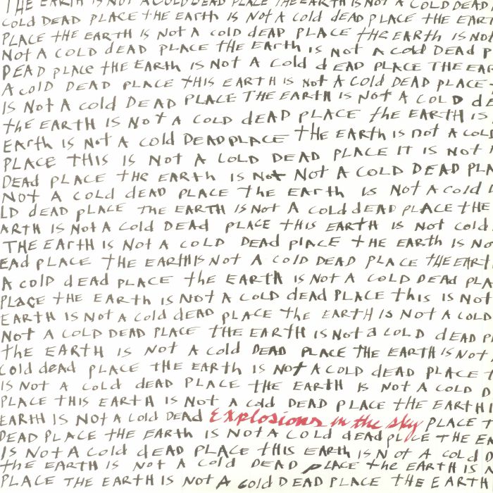 Explosions In The Sky – The Earth Is Not A Cold Dead Place (LP+LP, Red Opaque, Anniversary Edition, Slipcase, Temporary Residence Limited, 2023) Front Cover