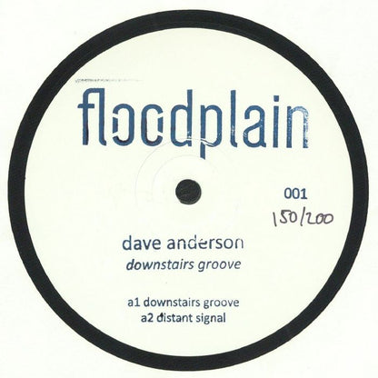 Dave Anderson – Downstairs Groove (12", Floodplain, 2024) Front Cover