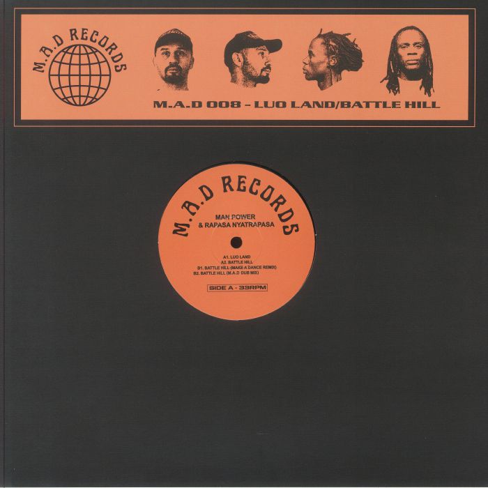 Man Power & Rapasa Nyatrapasa - Luo Land / Battle Hill (12")