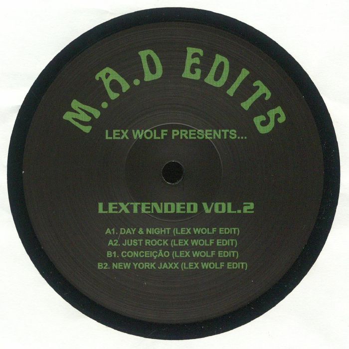 Lex Wolf – Lextended Vol.2 (12", M.A.D EDITS, 2024) Front Cover