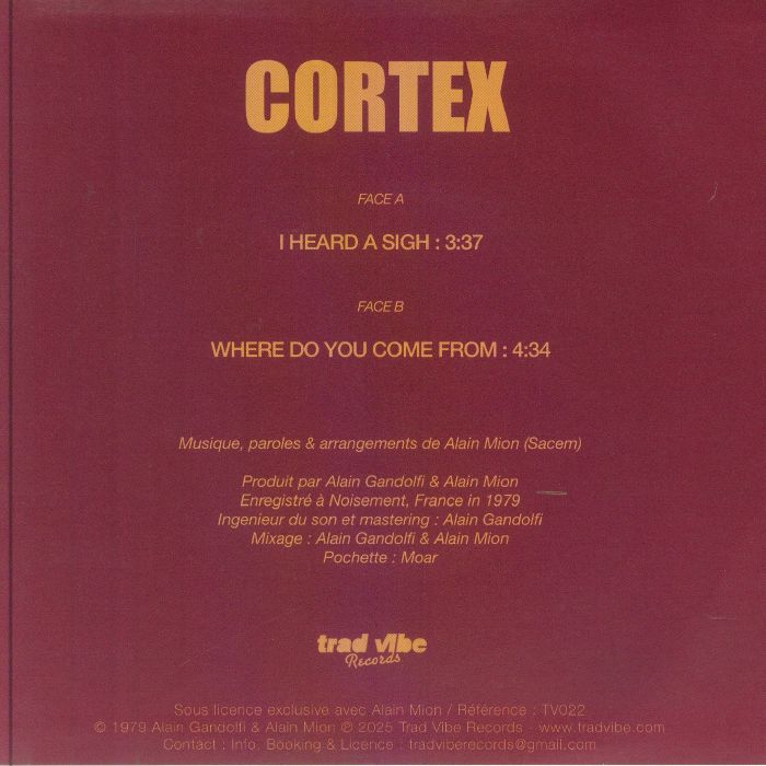 Cortex - I Heard a Sigh (7")