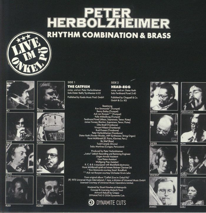 Peter Herbolzheimer Rhythm Combination & Brass - The Catfish / Head Egg (7")