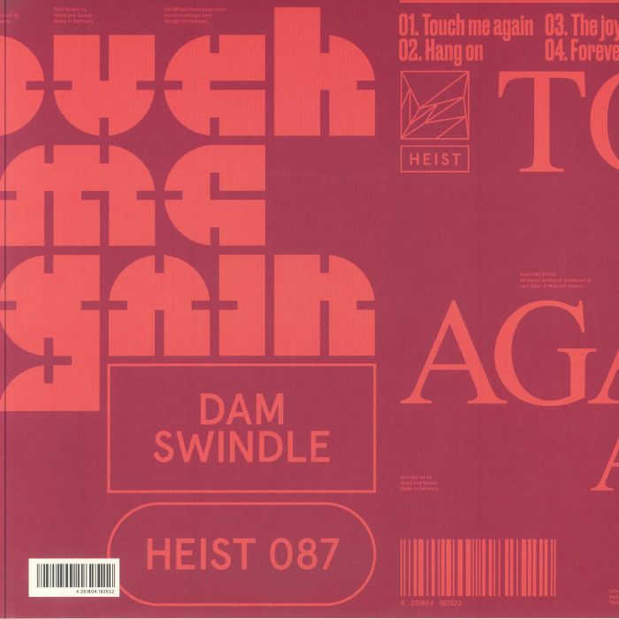 Dam Swindle - Touch Me Again (12")