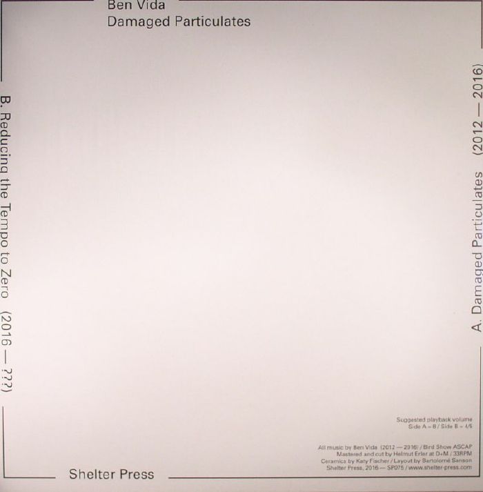 Ben Vida - Damaged Particulates (LP)