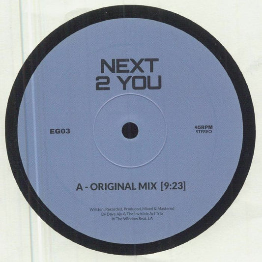 Dave Aju & The Invisible Art Trio -  Next 2 You (12")