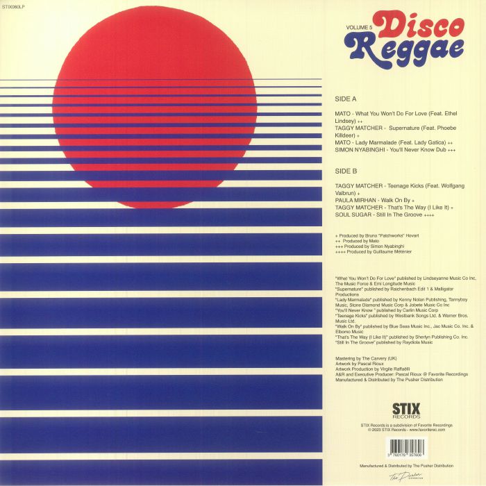 Various - Disco Reggae Volume 5 (LP)