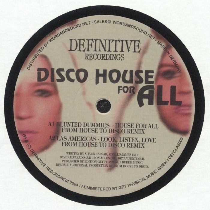 From House To Disco - Disco House For All (12")