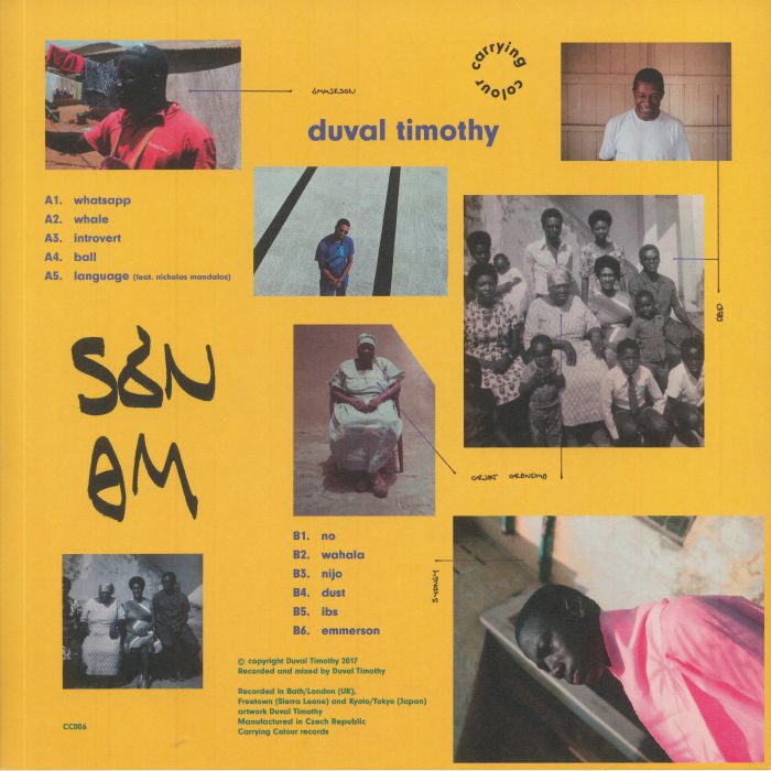Duval Timothy - Sen Am (LP) (Green White Blue Split)